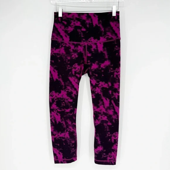 Lululemon Wunder Under II 21” Tie Dye Leggings 6 - Picture 2 of 5